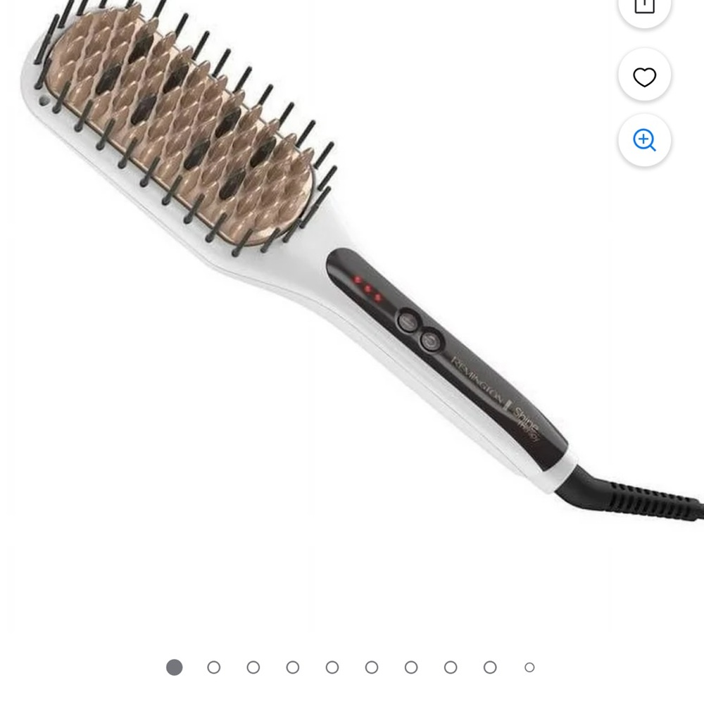 Remington White and Black heated styling Tool